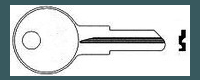 1001 01001 001001 Key for American Device, Hudson Locks Only
